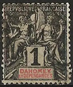 Dahomey 1901 - Mi 6 - YT 6