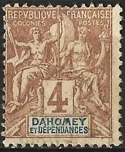 Dahomey 1905 - Mi 8 - YT 8 - Schifffahrt und Handel