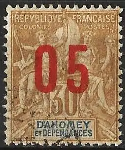 Dahomey 1912 - Mi 38 I - YT 38 - Schifffahrt und Handel