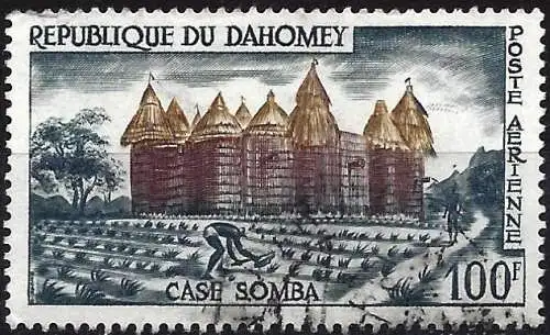 Dahomey 1960 - Mi 173 - YT Pa 18 - Samba-Gehäuse - Flugpost