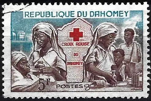 Dahomey 1962 - Mi 196 - YT 175 - Rotes Kreuz