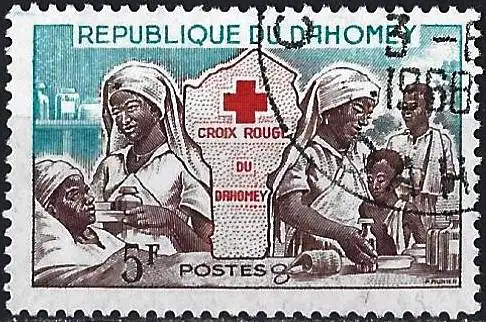 Dahomey 1962 - Mi 196 - YT 175 - Rotes Kreuz