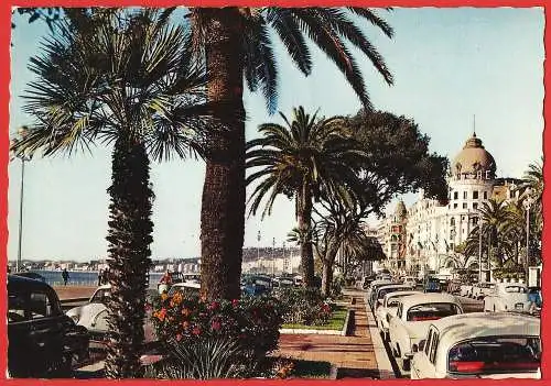 [Ansichtskarte] Frankreich ( Alpes Maritimes  06 ) Nizza : Hotel Negresco und die Promenade des Anglais. 