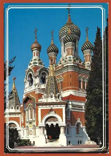 [Ansichtskarte] France - Alpes Maritimes ( 06 ) Nice : La cathédrale Russe /
Frankreich : Russische Kirche. 