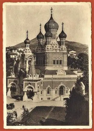 [Ansichtskarte] France - Alpes Maritimes ( 06 ) Nice : La cathédrale Russe /
Frankreich : Russische Kirche. 