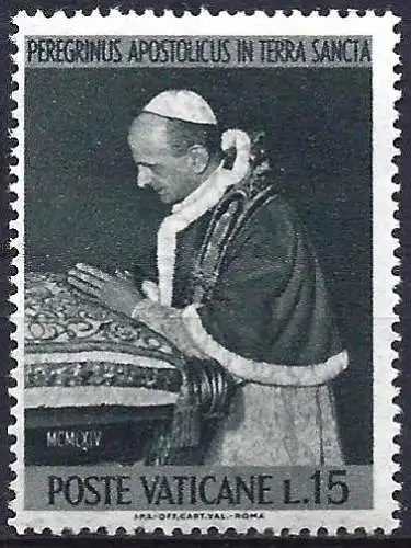 Vatikan 1964 - MI 442 - YT 393 - Papst Paul VI - MNH 