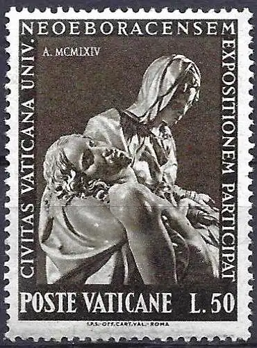 Vatikan 1964 - MI 451 - YT 402 - Werke von Michelangelo - MNH 