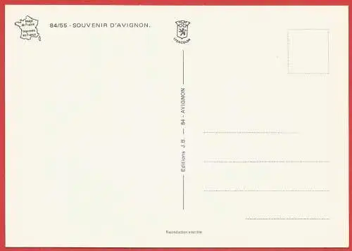 [Ansichtskarte] Frankreich - Vaucluse ( 84 ) Avignon : Der Papstpalast. 