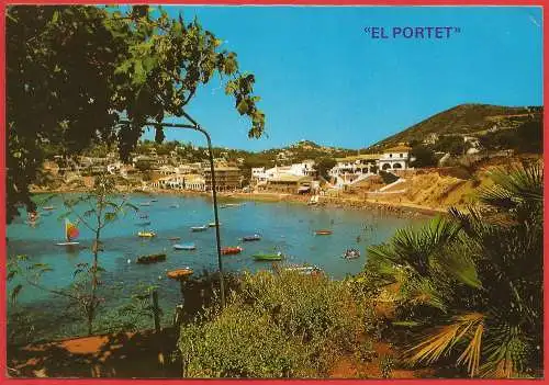 [Ansichtskarte] Spanien ( Comunidad Valenciana ) Moraira : Strand von El Portet /
Espagne. 