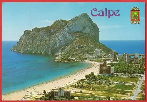 [Ansichtskarte] Spanien ( Comunidad Valenciana ) Calpe : Playa de la Fosa und Peñön de Ifach /
Espagne : Plage. 