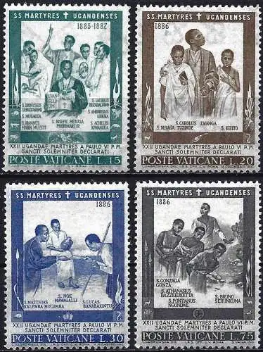 Vatikan 1965 - Mi 471/74 - YT 422/25 - MNH