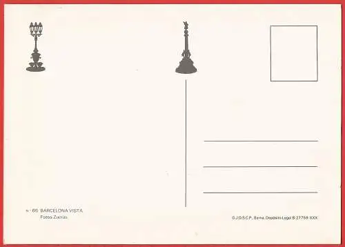 [Ansichtskarte] Spanien ( Katalonien ) Barcelona  /
Espagne ( Catalogne ). 