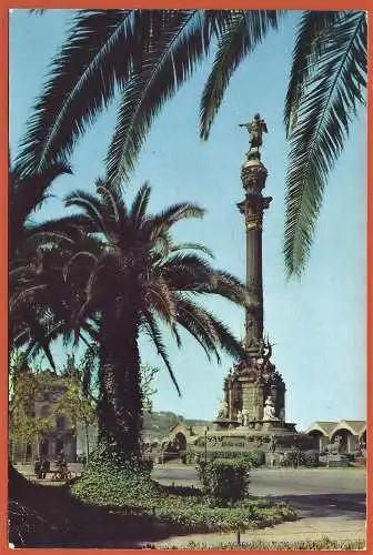 [Ansichtskarte] Spanien ( Katalonien ) Barcelona : Kolombus Denkmal /
Espagne ( Catalogne ) Monument à Colomb. 