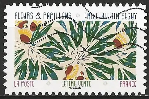 Frankreich 2023 - Mi 8484 - YT Ad 2280 - Blume und Schmetterling