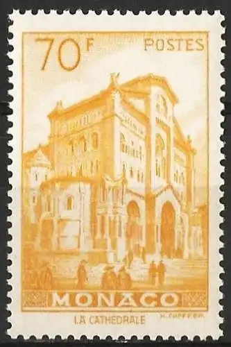 Monaco 1957 - Mi 586 - YT 488 - Kathedral - MNH