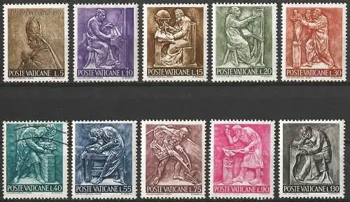 Vatikan 1966 - Mi 490/499 - YT 441/450 - MNH ( außer  40L )