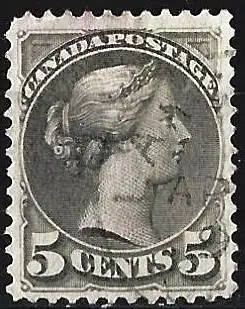 Canada 1876 - Mi 29aC - YT xxx - Königin Victoria - Gezähnt 11½ x 12