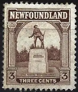 Newfoundland 1923 - Mi 116 - YT 119 - Statue of the Fighting - MNG