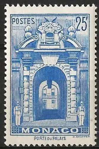 Monaco 1949 - Mi 391 - YT 313A - Schlosstor - MNH 