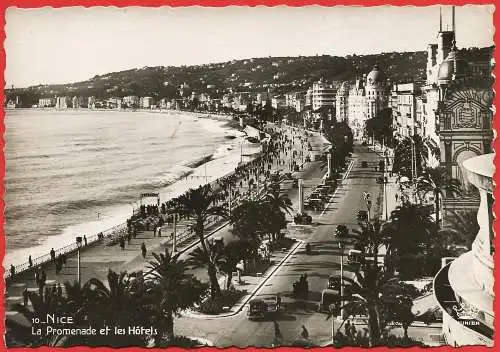 [Ansichtskarte] France - Alpes Maritimes ( 06 ) Nice : Les hôtels de la Promenade des Anglais  /
Frankreich. 