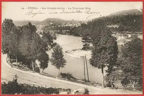 [Ansichtskarte] France - Vosges ( 88 ) Epinal : Les Grands-Sables et le Tournant Bleu /
Frankreich. 