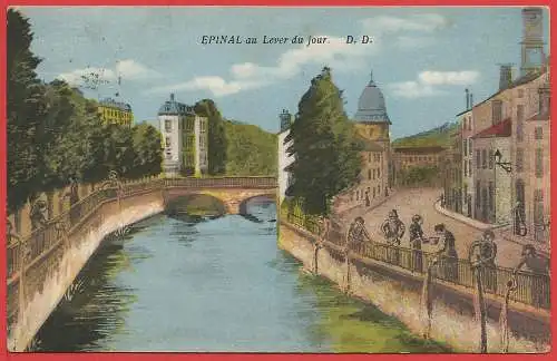 [Ansichtskarte] France - Vosges ( 88 ) Epinal : Vidage des sceaux dans la Moselle /
Frankreich. 