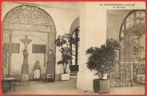 [Ansichtskarte] France - Vosges (88 ) Plombières-les-Bains  : La buvette des Thermes /
Frankreich. 