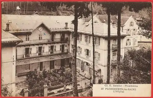 [Ansichtskarte] Frankreich - Vosges (88 ) Plombières-les-Bains : Das Krankenhaus. 