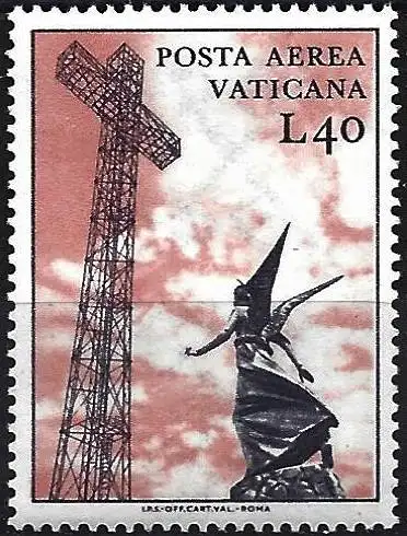 Vatikan 1967 - Mi 518 - YT Pa 48 - MNH - Flugpost