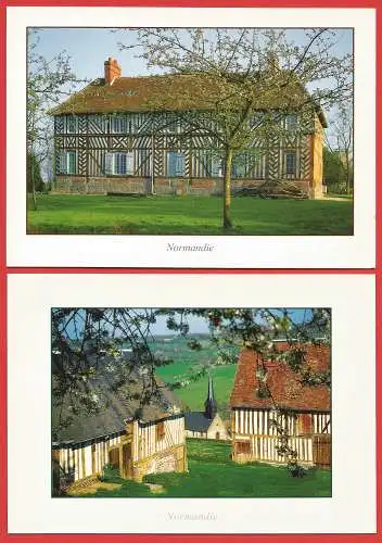 [Ansichtskarte] France - Orne ( 61 ) Camembert : Maisons typiques à colombages /
Frankreich : Pittoreske Riegelhäuser. 