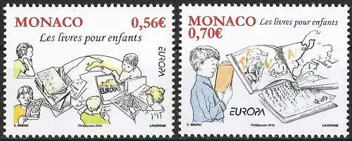 Monaco 2010 - Mi 2995/96 - YT 2739/40 - Europa CEPT - MNH 