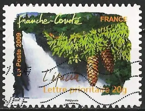 Frankreich 2009 – Mi 4655 - YT Ad 310 - Flora von Franche-Comté : Die Fichte 