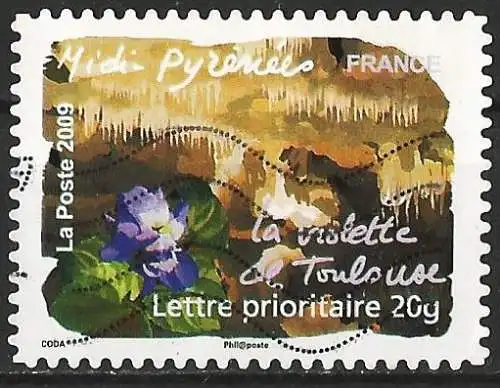 Frankreich 2009 – Mi 4657 - YT Ad 312 - Flora von Midi-Pyrénées : Violette 