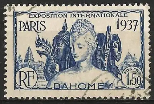 Dahomey 1937 - Mi 101 - YT 108 - Internationale Ausstellung in Paris