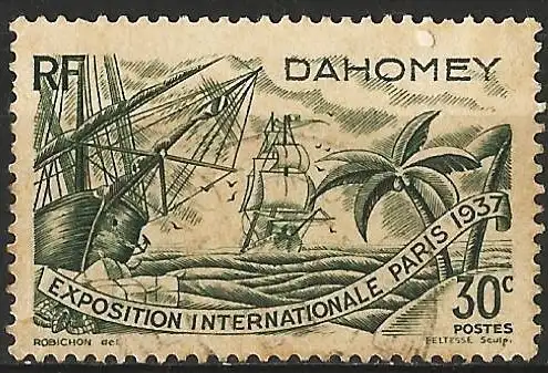 Dahomey 1937 - Mi 97 - YT 104 - Internationale Ausstellung in Paris