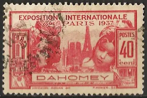 Dahomey 1937 - Mi 100 - YT 105 - Internationale Ausstellung in Paris