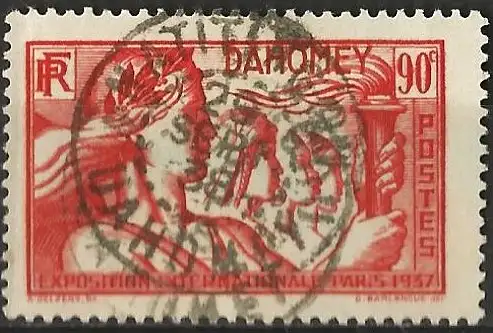 Dahomey 1937 - Mi 100 - YT 107 - Internationale Ausstellung in Paris