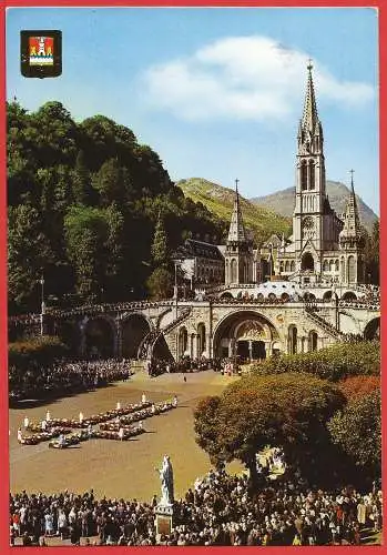 [Ansichtskarte] France - Hautes-Pyrénées ( 65 ) Lourdes :  la Basilique. 