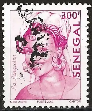 Senegal 2002 - Mi 1972 - YT 1680U - Traditionelle Frisur