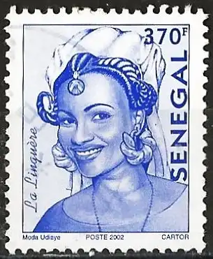 Senegal 2002 - Mi 1974 - YT 1680W - Traditionelle Frisur