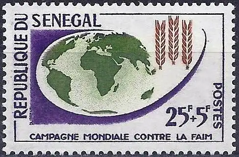 Senegal 1963 - Mi 257 - YT 216 - Kampagne gegen den Hunger - MH