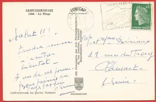 [Ansichtskarte] France - Pyrénées-Atlantiques (64) St Jean de Luz : La plage
Frankreich : Der Strand. 