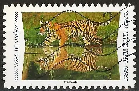 Frankreich 2020 - Mi 7530 - YT Ad 1816 - Wildtiere: Tiger