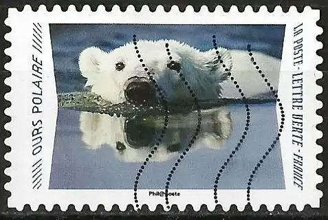 Frankreich 2020 - Mi 7533 - YT Ad 1819 - Wildtiere : Eisbär