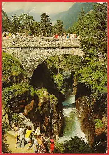 [Ansichtskarte] Hautes-Pyrénées ( 65 ) Cauterets : Die Brücke von Spanien. 