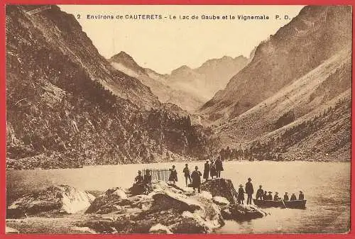 [Ansichtskarte] Hautes-Pyrénées ( 65 ) Cauterets : Der Gaube-See. 