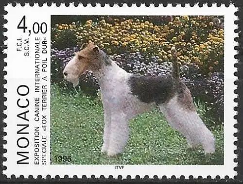 Monaco 1996 - Mi 2280 - YT 2029 - Hunde  " Fox Terrier " - MNH