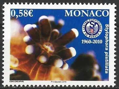 Monaco 2010 - Mi 3008 - YT 2752 - Die Meeresbiologie - MNH 