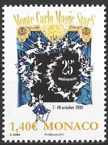 Monaco 2010 - Mi 3010 - YT 2751 - Magic Festival von Monte-Carlo - MNH 