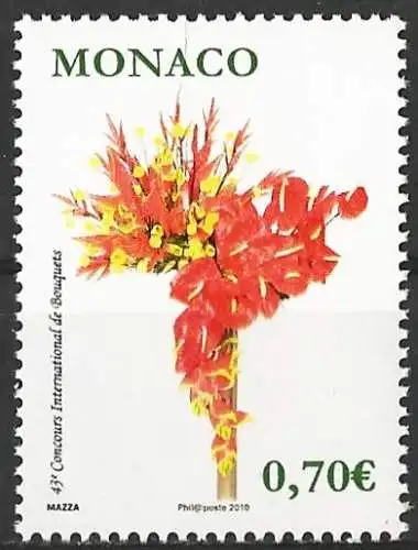 Monaco 2010 - Mi 2976 - YT 2720 - Blume - MNH 